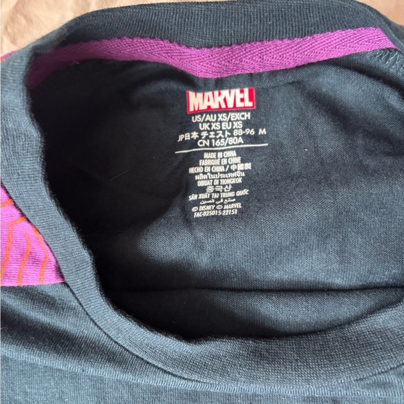 Disney Parks Marvel Black Panther Wakanda size XS long sleeve brand new nwt - Picture 1 of 6